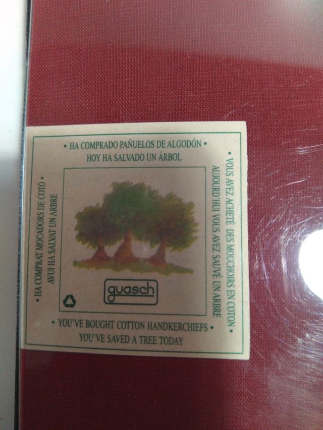 6 pañuelos Guasch, con la caja,Girona