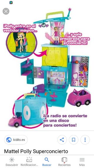 polly pocket concierto de rock