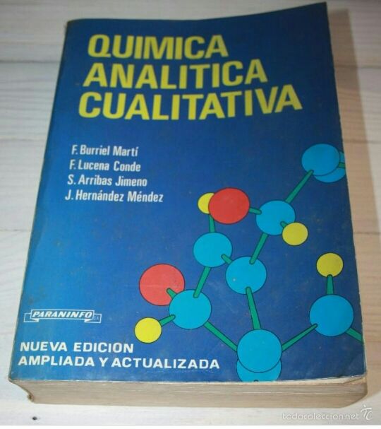 Química analítica cualitativa. Burriel