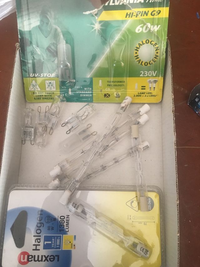 Lote luces halógenas