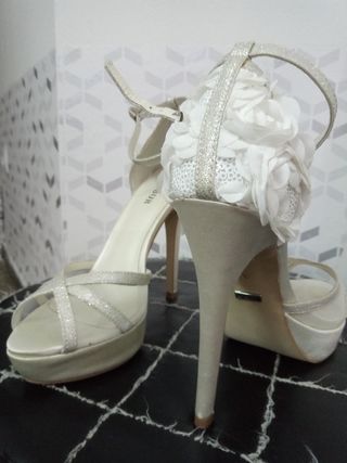 zapatos de novia de segunda mano en terrassa en wallapop