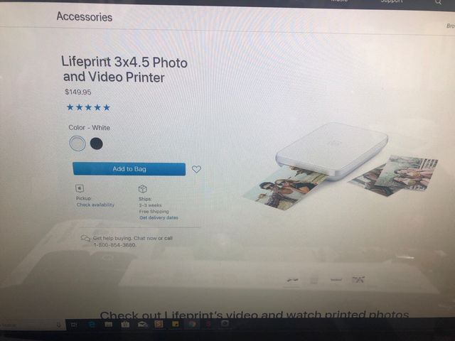 Impresora fotos y vídeo 7,6 x 11,4 cm de Lifeprint