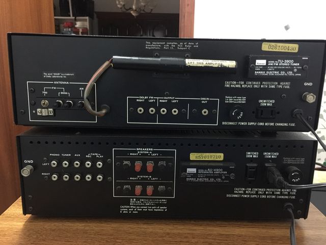 EXCELENTE Conjunto SANSUI joya mítica