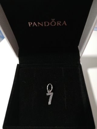 charm pandora numero 7 charm pandora numero 7