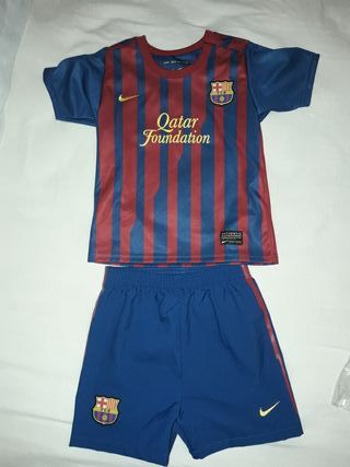 equipaje fc barcelona niño