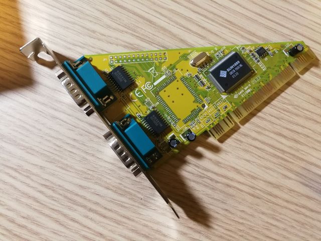 Nuova scheda PCI con 2 porte seriali