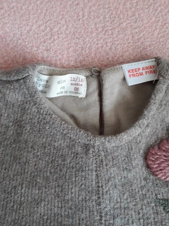 Vestido 12-18 meses zara