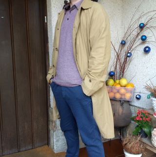 gabardina polo ralph lauren hombre