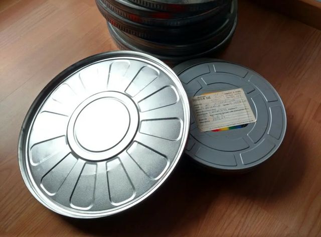Pack dos Bobinas de cine originales sin pelicula.