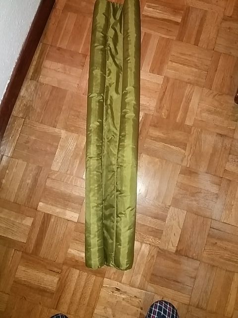 Burlete bajo puerta doble verde