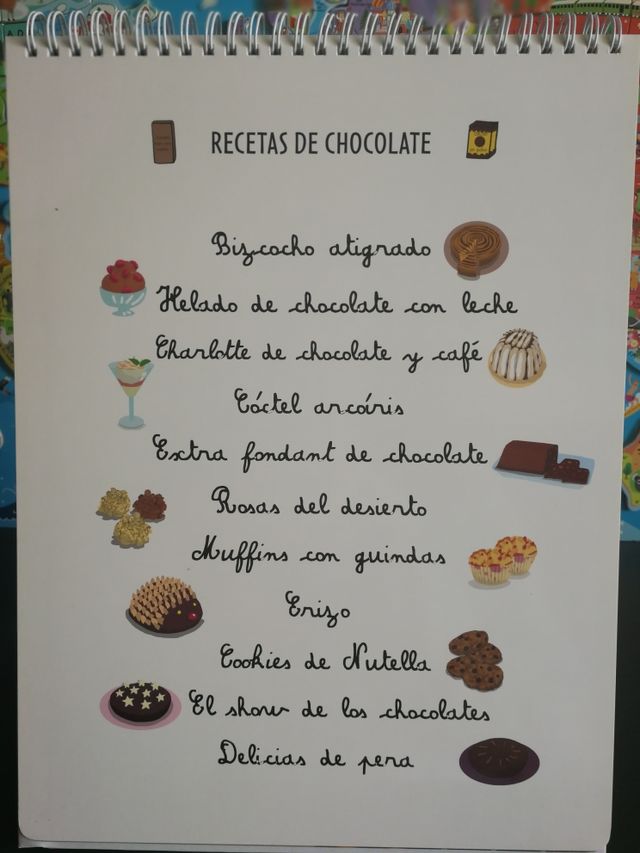 Juego Chocobarritas de Famoplay y recetario infan