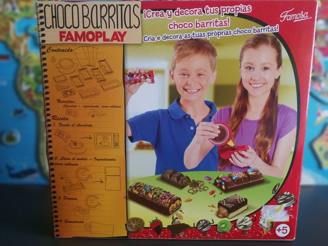 Juego Chocobarritas de Famoplay y recetario infan