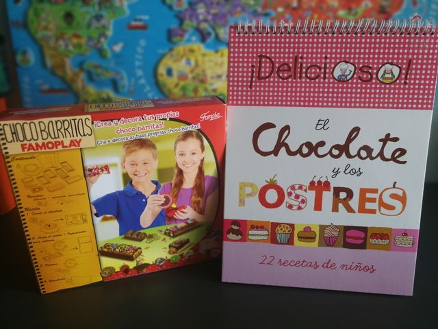 Juego Chocobarritas de Famoplay y recetario infan