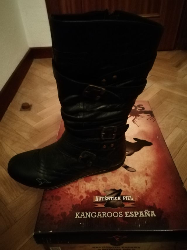 botas piel.
