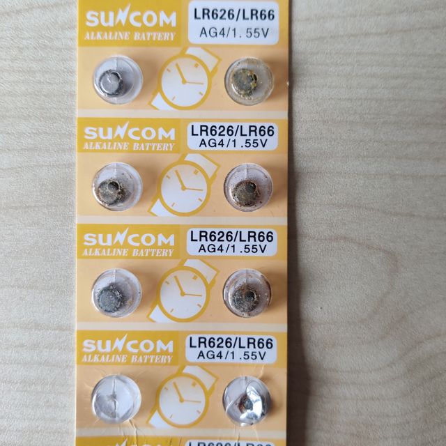 Pilas botón LR626/LR66