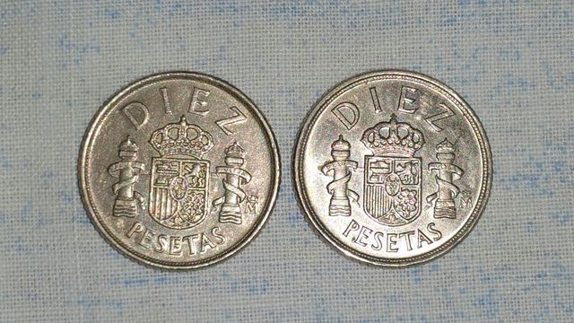 monedas 10 pesetas