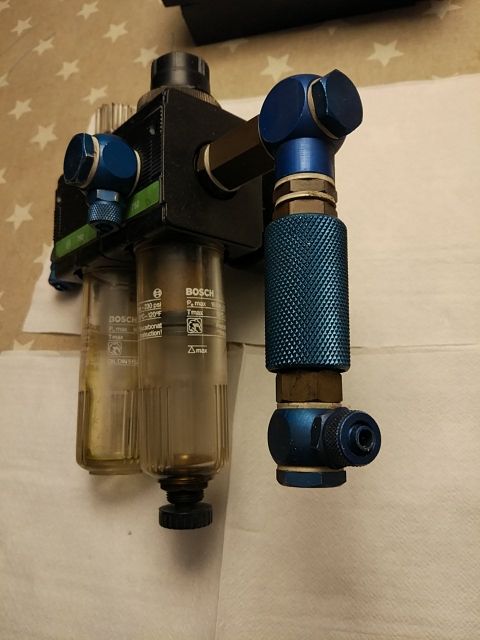 Filtro / engrasador sistema neumatico