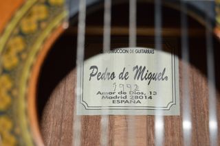 Guitarra Pedro De Miguel de segunda mano por 650 EUR en Cádiz en WALLAPOP