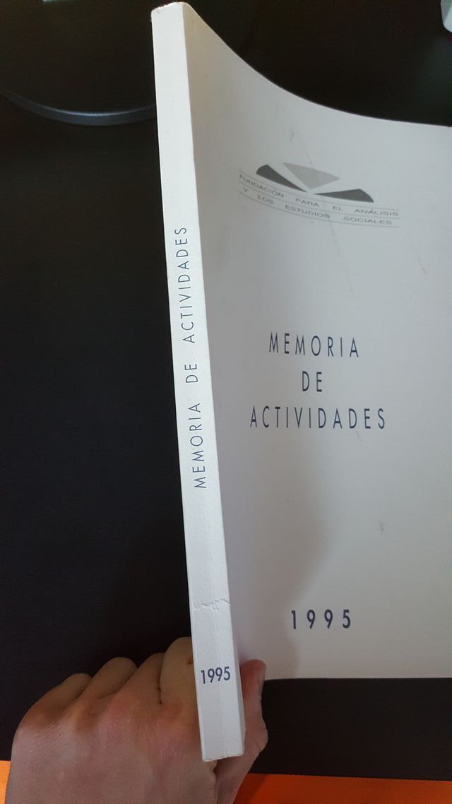 Memoria de actividades España 1995