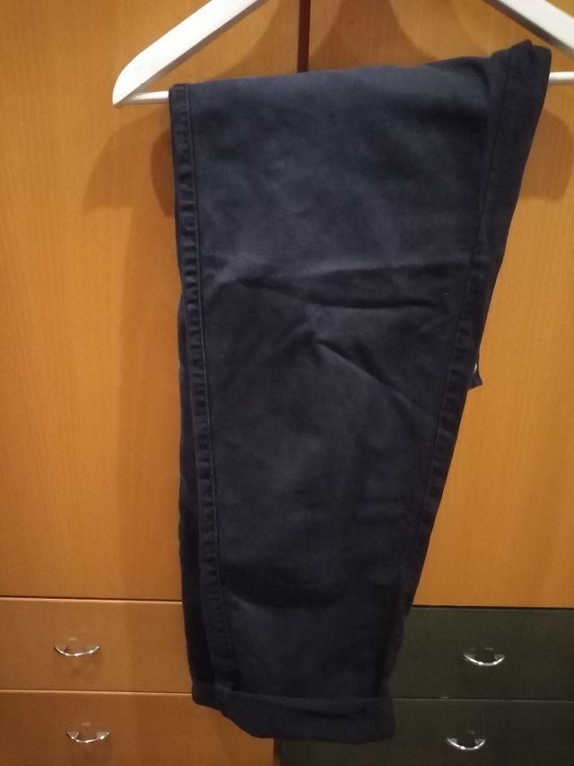 pantalon chino azul marino