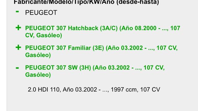 Valeo 826315 embrague 307 2.0hdi 110cv