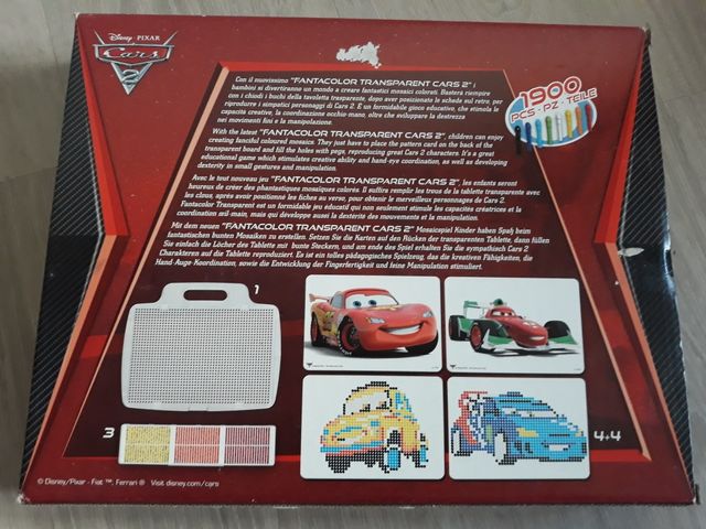 Juego Fantacolor de Quercetti. Cars 2