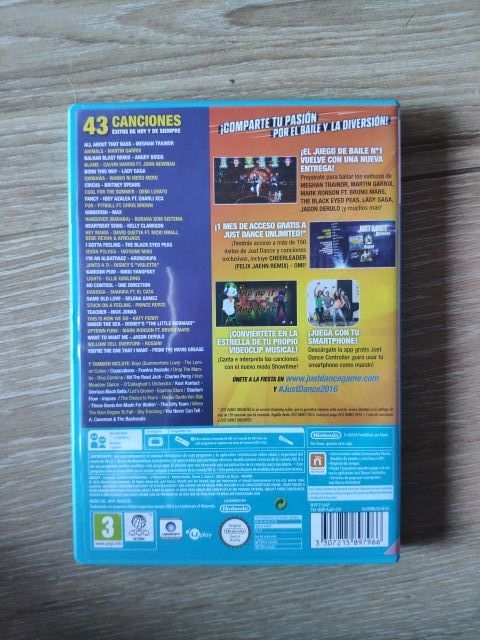 just dance 2016 wiiU