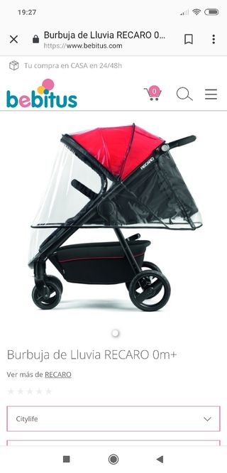 Mosquitera para cochecito RECARO Citylife