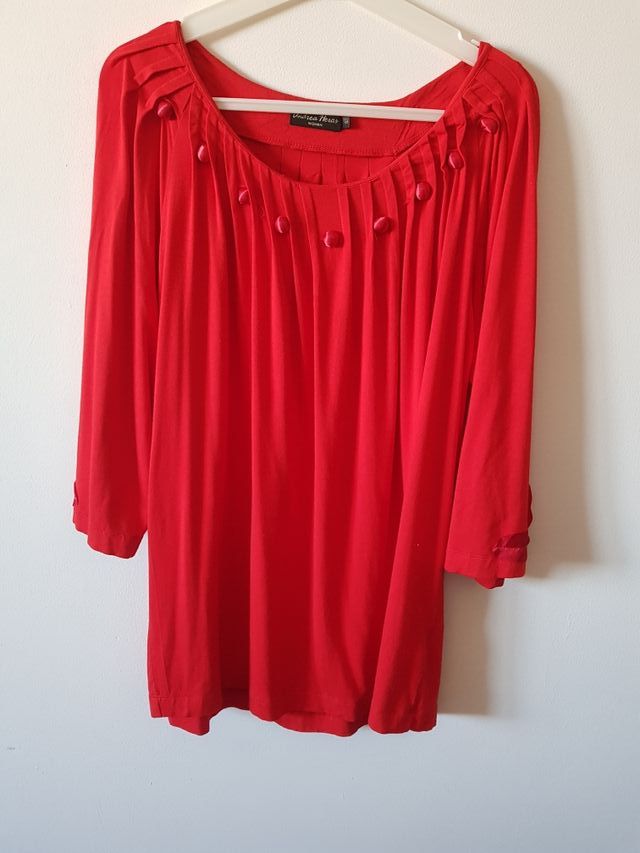 Blusón rojo talla Xl