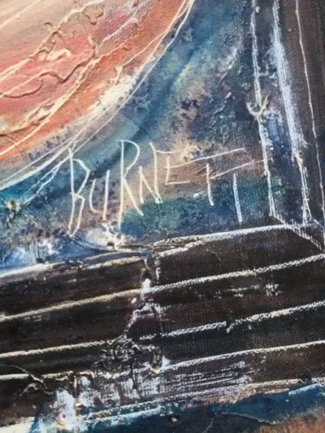 Pintura oleo Calvin W. Burnett