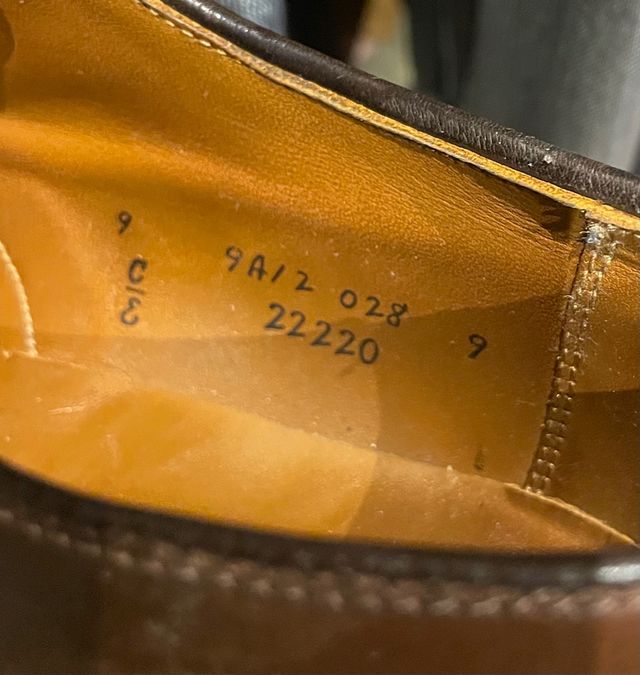 Zapatos Alden Norwegian Blucher 9E / 42