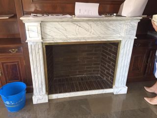 Chimenea de mármol de segunda mano en WALLAPOP