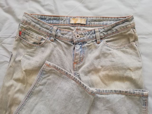 Pantalón vaquero recto Bershka T 38