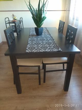 Mesa comedor wengue de segunda mano en la provincia de Almería en ... Mesa comedor wengue de segunda mano en la provincia de Almería en ...