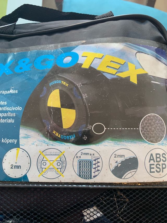 Fundas de ruedas textiles (cadenas de nieve)