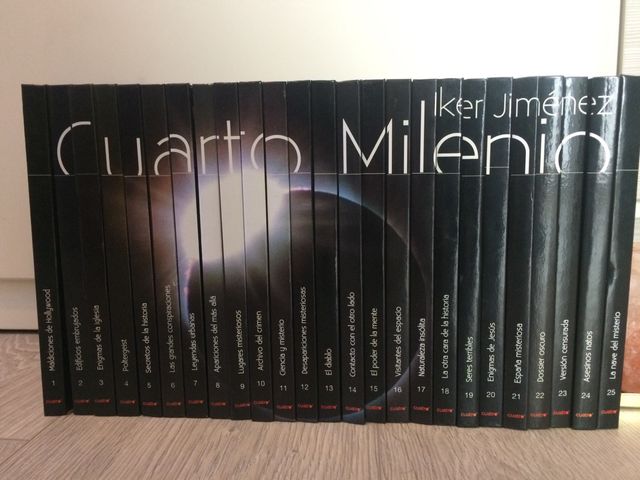 Colección de libros/vídeos de Cuarto Milenio de segunda mano por 20 ... Colección de libros/vídeos de Cuarto Milenio de segunda mano por 20 ...