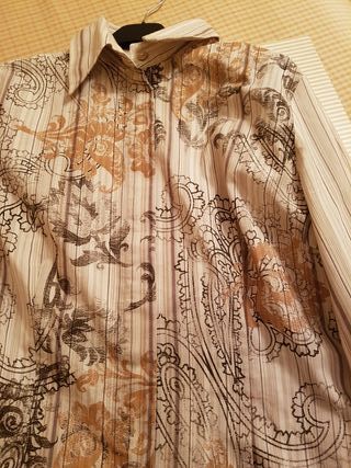 Camisa mujer tonos marrones. Talla 42 de segunda mano por 5 camisa mujer tonos marrones
