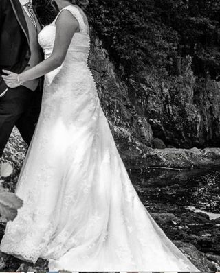 vestido de novia de segunda mano en santander en wallapop