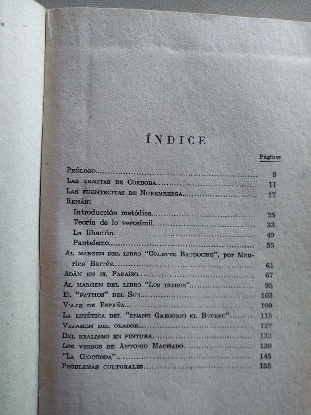 Libro: Mocedades (Ortega y Gasset)