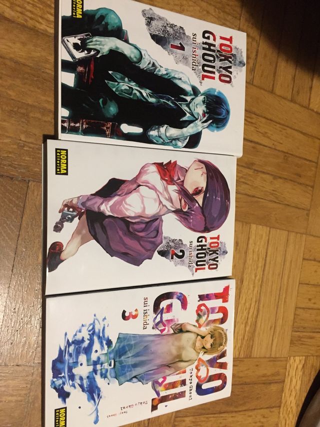 Libros manga Tokyo Ghould.