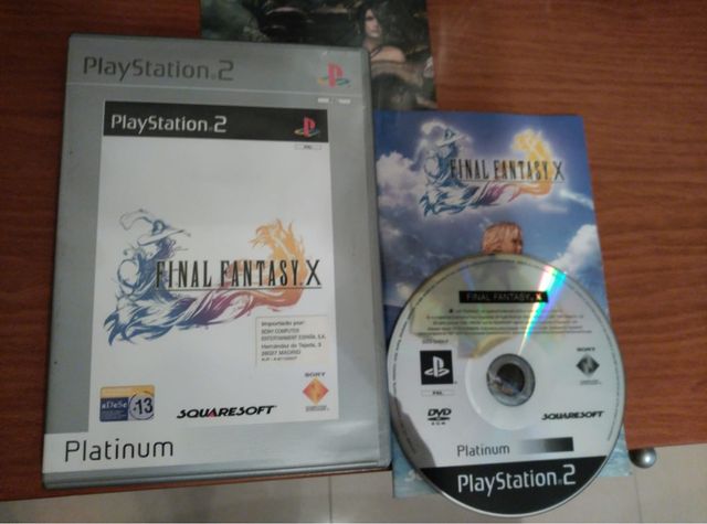 Final Fantasy X PS2 platinum PAL Spagna