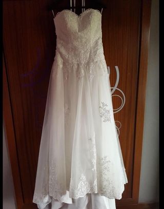 vestido de novia de segunda mano en madrid en wallapop