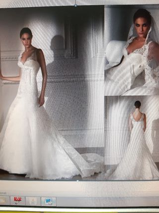 vestido de novia talla 36 de segunda mano en la provincia de