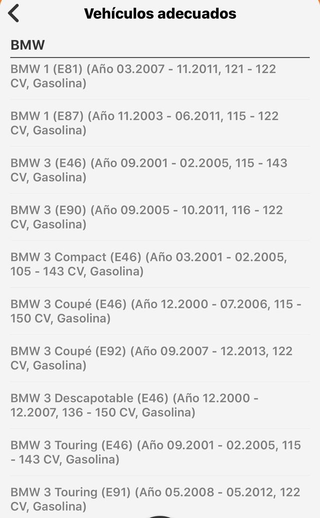 Caudalímetro (medidor masa de aire)BMW
