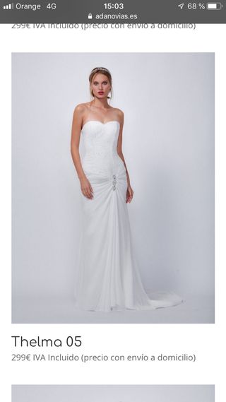 vestido de novia talla 42 de segunda mano en san sebastián de los