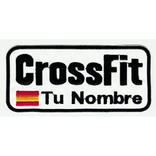 PARCHE BORDADO CROSSFIT TU NOMBRE BANDERA de segunda mano por 5,99 EUR en  Madrid en WALLAPOP