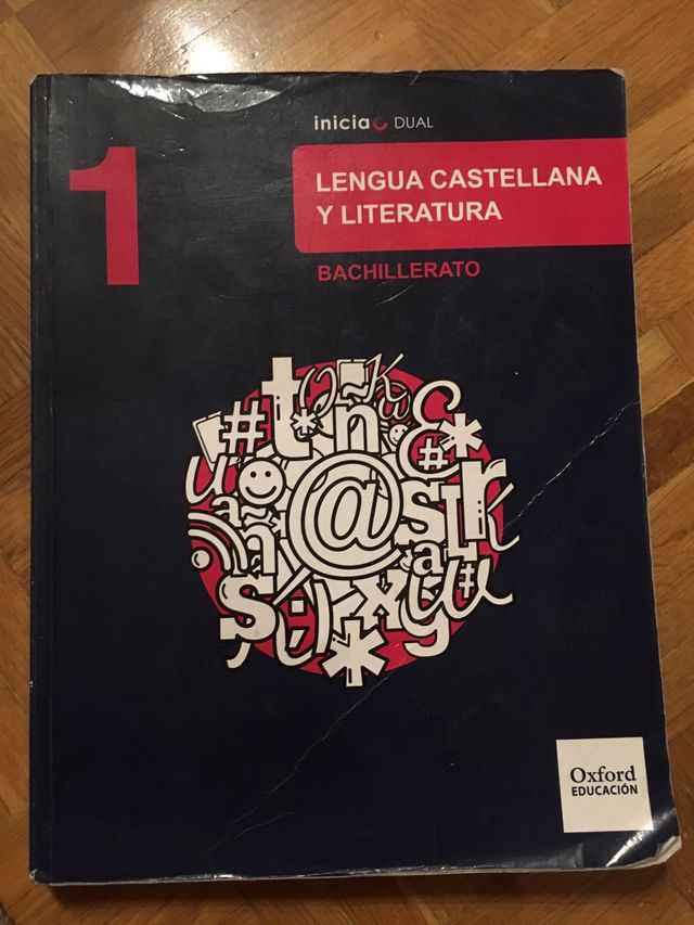 Libro de Lengua y Literatura de 1º de Bachillerato