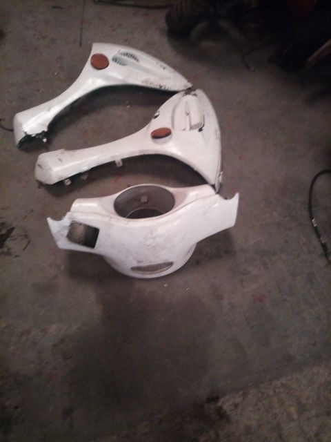 plásticos Kymco top boy