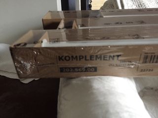 20 100 X Ikea Segunda Mano 35 Komplement Barra Fondo Por De Armario HID2WbYeE9