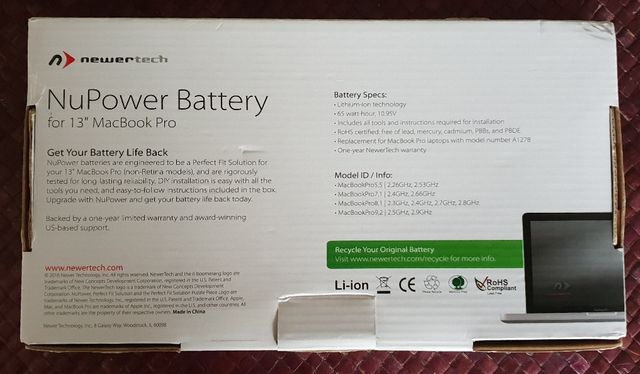 Cambio batería Apple MacBook/Pro y Air toda España